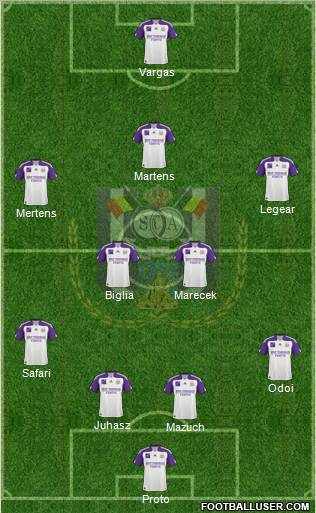 RSC Anderlecht Formation 2011
