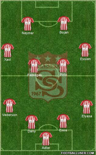 Sivasspor football formation