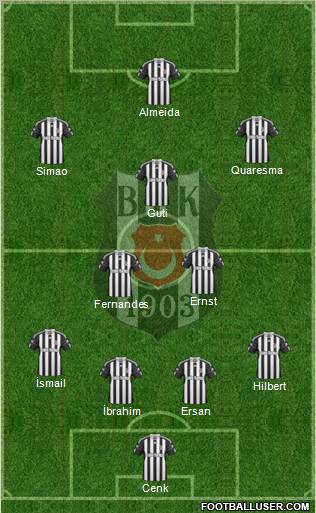 Besiktas JK Formation 2011