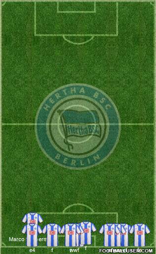 Hertha BSC Berlin Formation 2011