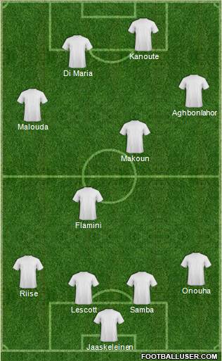 Pro Evolution Soccer Team Formation 2011