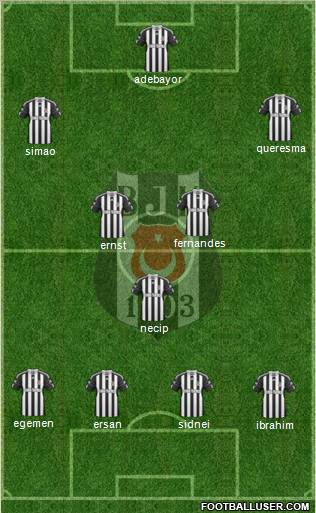 Besiktas JK Formation 2011