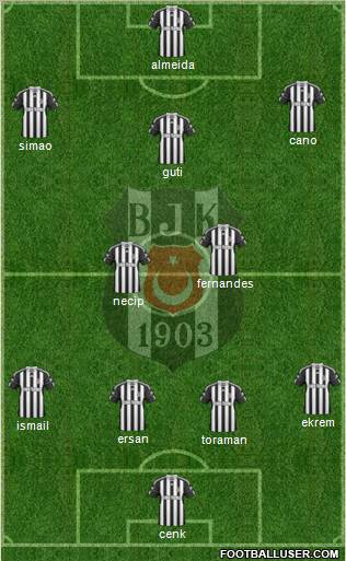 Besiktas JK Formation 2011