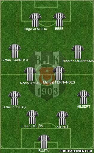 Besiktas JK Formation 2011