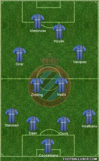Club Brugge KV Formation 2011