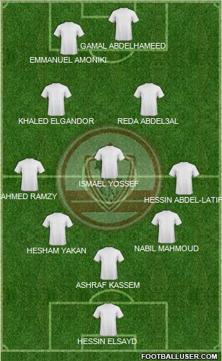 Zamalek Sporting Club Formation 2011