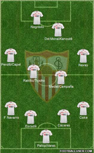 Sevilla F.C., S.A.D. Formation 2011