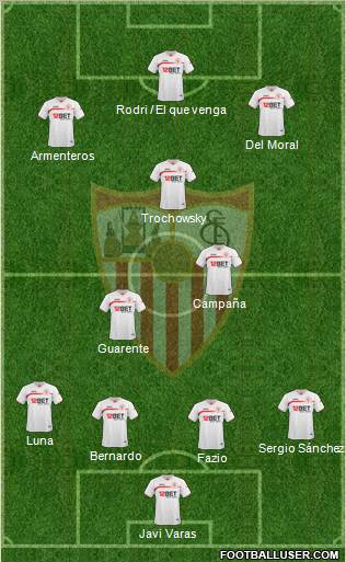 Sevilla F.C., S.A.D. Formation 2011
