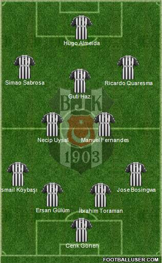 Besiktas JK Formation 2011