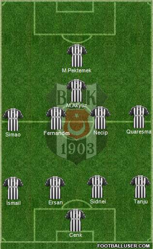Besiktas JK Formation 2011