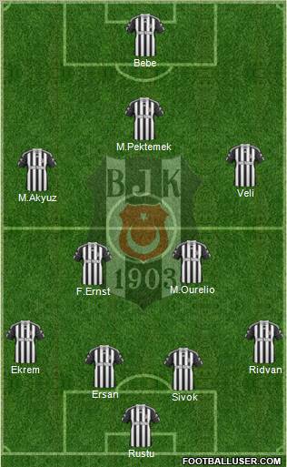 Besiktas JK Formation 2011