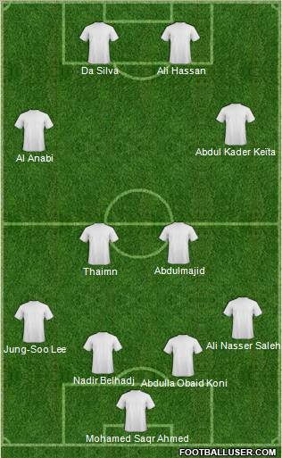 Al-Sadd Sports Club Formation 2011