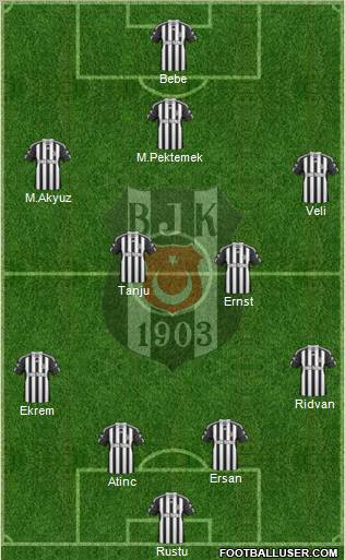 Besiktas JK Formation 2011