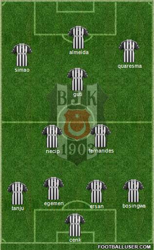 Besiktas JK Formation 2011