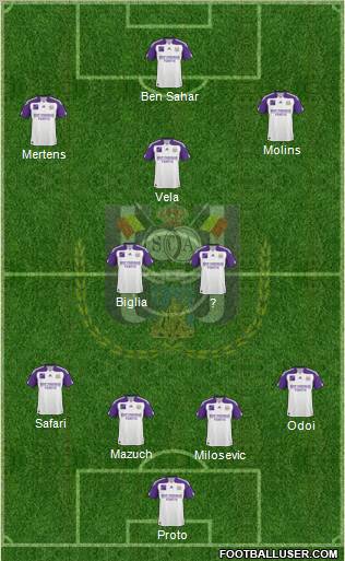 RSC Anderlecht Formation 2011