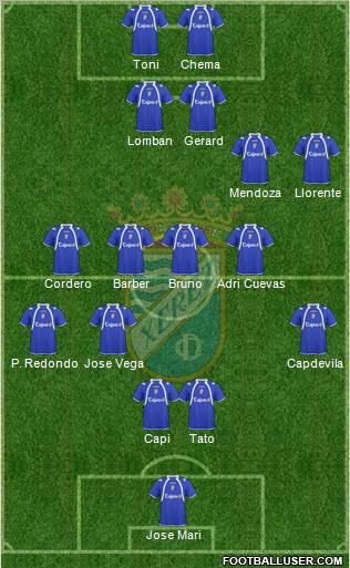 Xerez C.D., S.A.D. Formation 2011