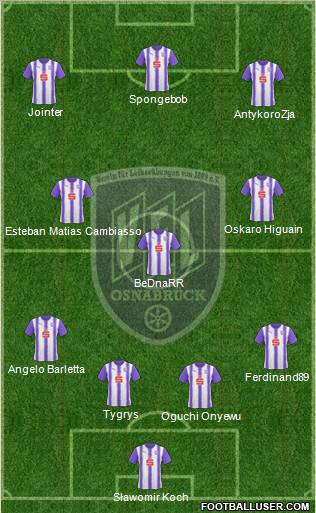 VfL Osnabrück Formation 2011