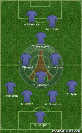 Paris Saint-Germain Formation 2011