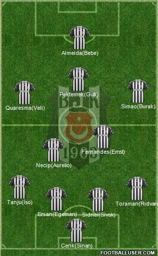 Besiktas JK Formation 2011