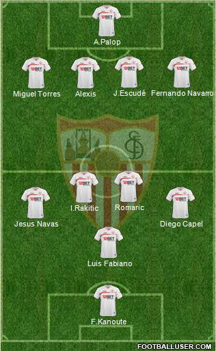 Sevilla F.C., S.A.D. Formation 2011