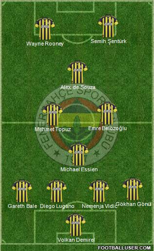 Fenerbahçe SK Formation 2011