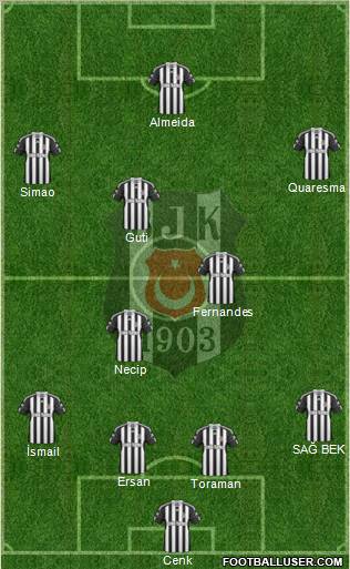 Besiktas JK Formation 2011