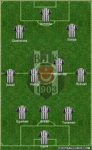 Besiktas JK Formation 2011