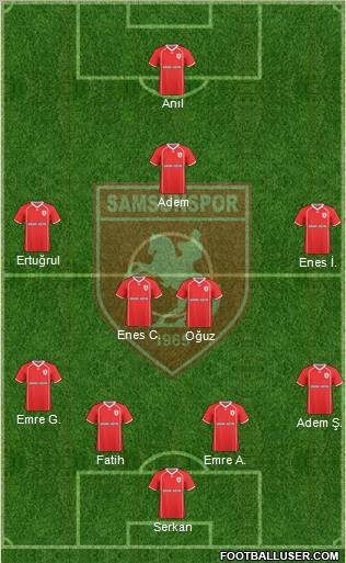 Samsunspor Formation 2011