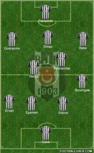 Besiktas JK Formation 2011