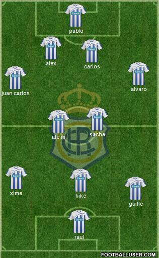 R.C. Recreativo de Huelva S.A.D. football formation