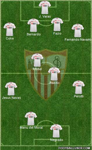 Sevilla F.C., S.A.D. Formation 2011