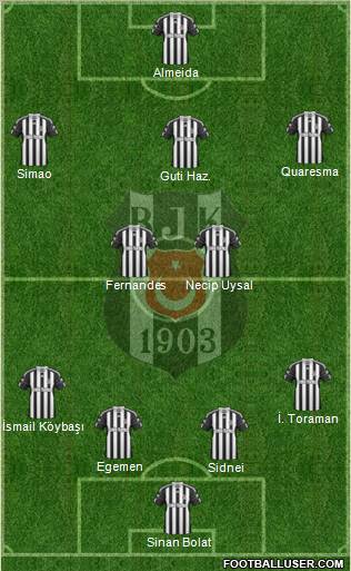 Besiktas JK Formation 2011
