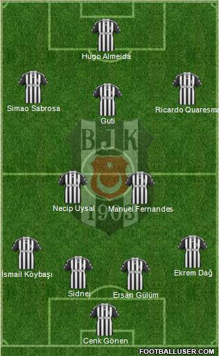 Besiktas JK Formation 2011