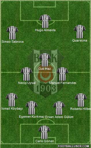 Besiktas JK Formation 2011