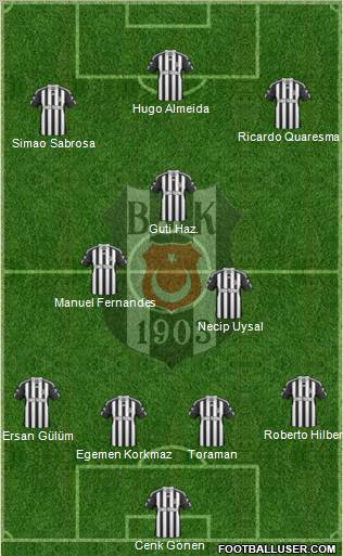 Besiktas JK Formation 2011