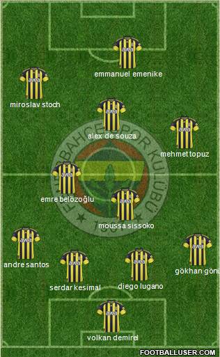 Fenerbahçe SK Formation 2011