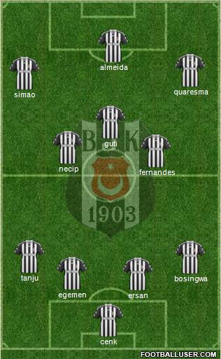 Besiktas JK Formation 2011