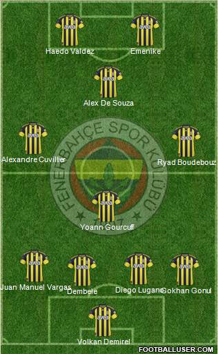 Fenerbahçe SK Formation 2011