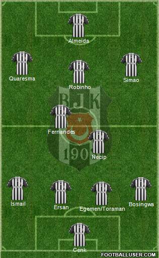 Besiktas JK Formation 2011
