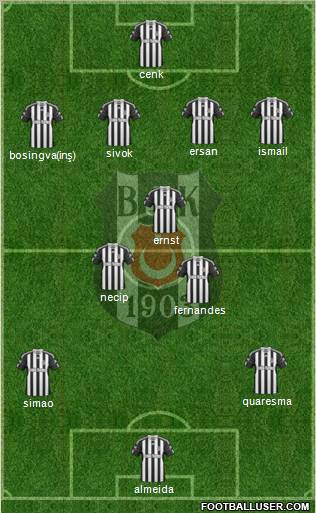Besiktas JK Formation 2011