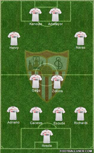 Sevilla F.C., S.A.D. Formation 2011