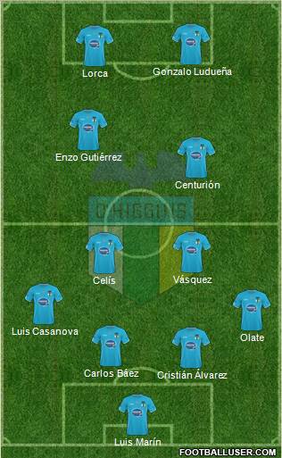 CD O'Higgins de Rancagua S.A.D.P. Formation 2011
