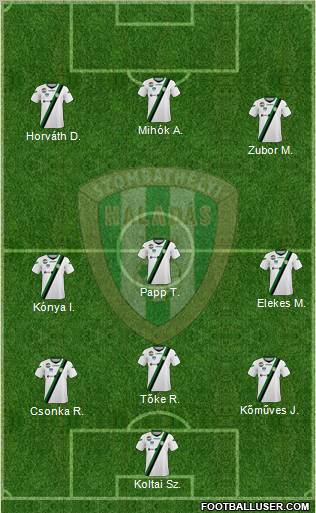 Haladás FC Formation 2011