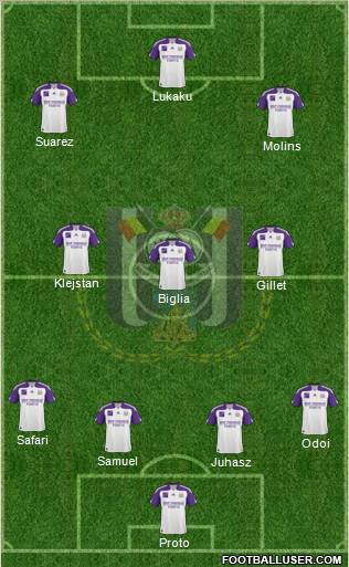 RSC Anderlecht Formation 2011