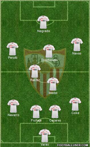 Sevilla F.C., S.A.D. Formation 2011