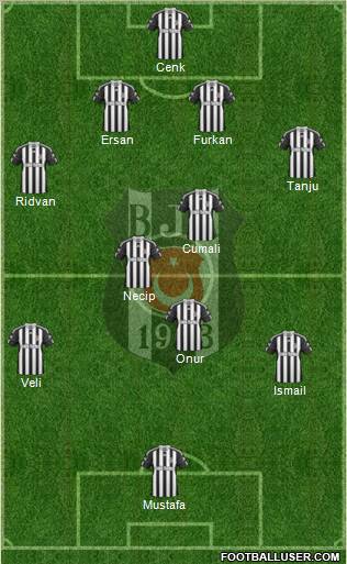 Besiktas JK Formation 2011