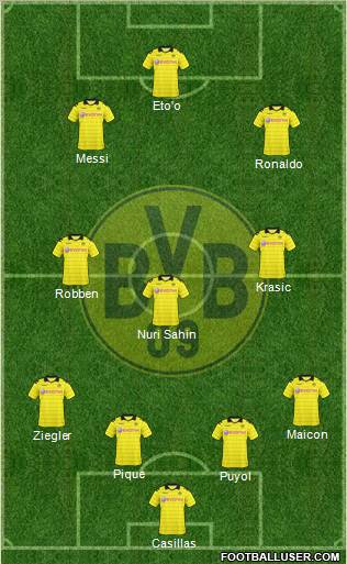 Borussia Dortmund Formation 2011
