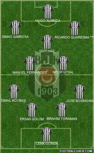 Besiktas JK Formation 2011