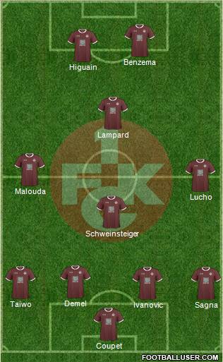1.FC Kaiserslautern Formation 2011
