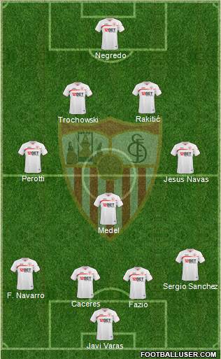 Sevilla F.C., S.A.D. Formation 2011